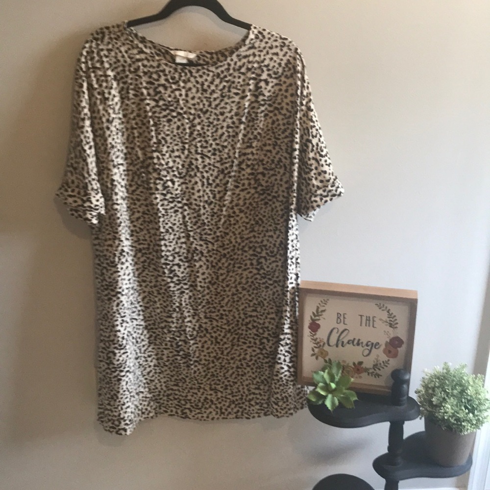 Cheetah T shirt Dress
